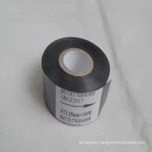 25mm*100m black coding foil for ribbon coding machine HP-241